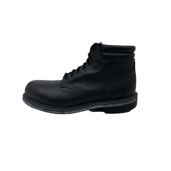 Bates Uniform Footwear Steel Toe Men Size 12M Black Leather 00932 NOS IN BOX - Picture 2 of 7